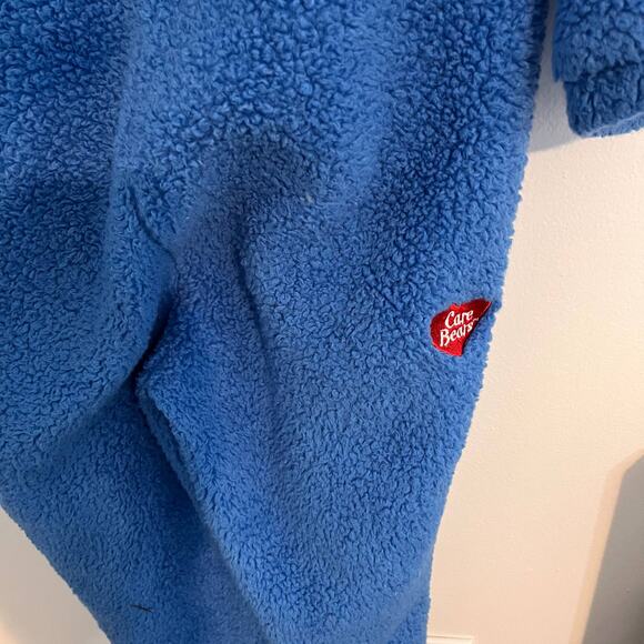 Care Bears Grumpy Bear Pajama Adult Sz Medium Blue Sleepwear Jumpsuit One Piece - Picture 10 of 10
